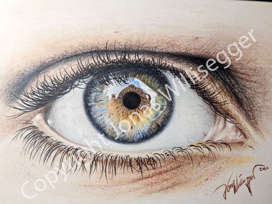 Auge 2, Farbstifte