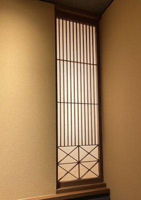 格子建具：㈱渡辺工房
