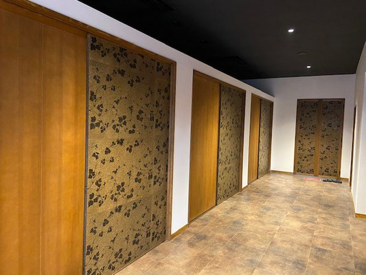 和紙貼り建具：㈱渡辺工房
