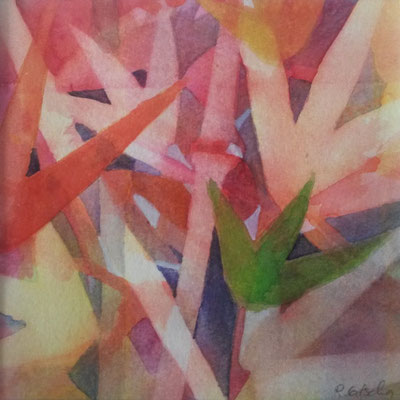 "Blätter und Stängel" Aquarell Labadie