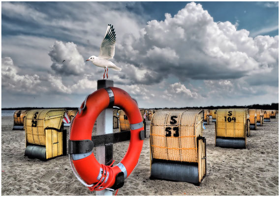 Am ostdeutschen Strand