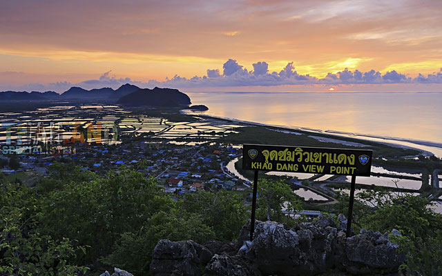 Khao Daeng Aussichtspunkt im khao sam roi yot Nationalpark prachuap khiri khan, Thailand
