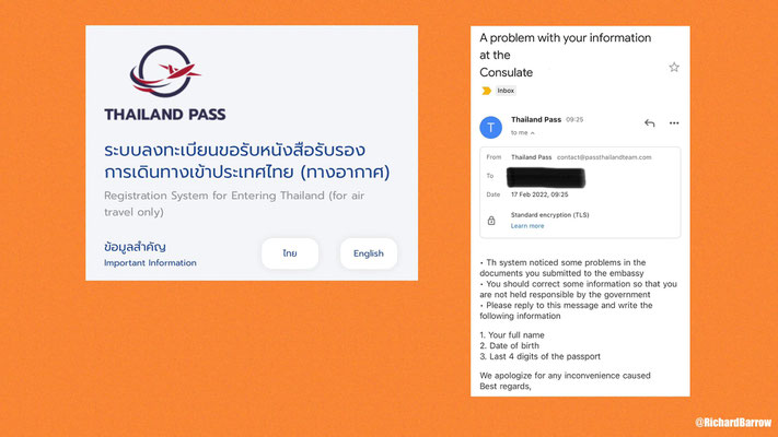 Thailändische Regierung warnt vor Fake Website bezüglich des Thailand-Passes