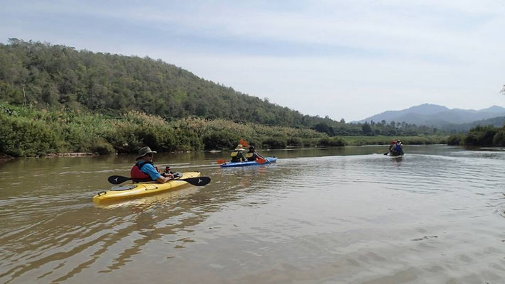 Lam Nam Nan National Park Kayak fahren