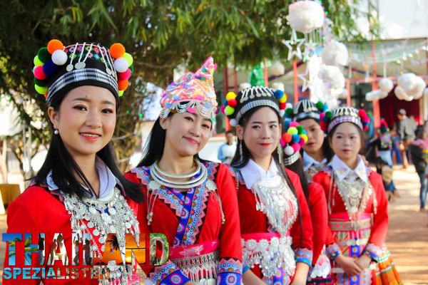 Laotinen Begrüßen die Urlauber in Luang Prabang, Laos
