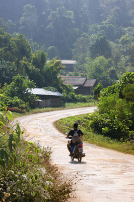 ... oder mit dem Moped