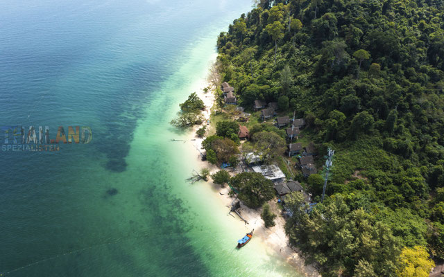 Die Insel bietet Puderzuckerstrände