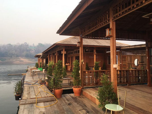 Hotel auf dem See im Lam Nam Nan National Park