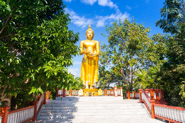 Der Goldene Buddha im Wat Thaton