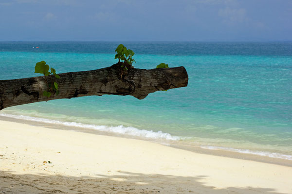Weißer Sandstrand