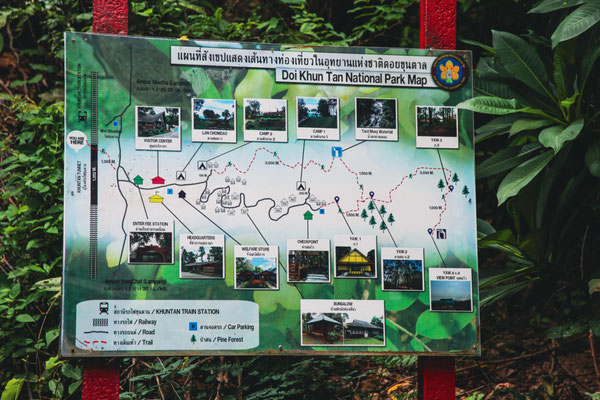 Map vom Doi Khun Tan
