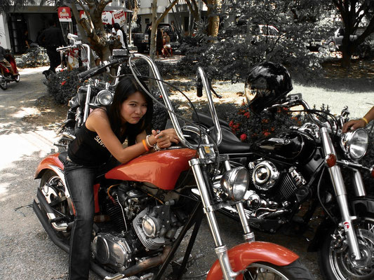 Motorrad fahren in Thailand