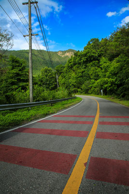 Bergroute durch Lampang