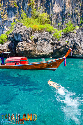 Thai Longtail Boot zum Schnorcheln Maya Bay Koh Phi Phi