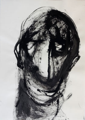 "21-041", 105x75 cm, acrylique sur papier, 2021