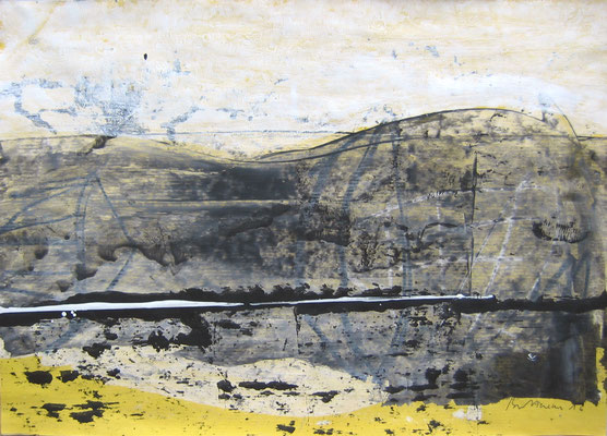 "16-170" - 29.7 x 42, acrylique/papier kraft, 2016