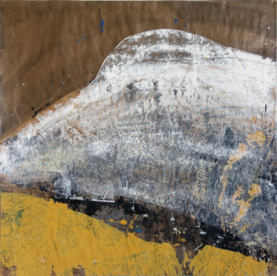 "26-051" - Acrylique sur papiers krafts encollés, 2026