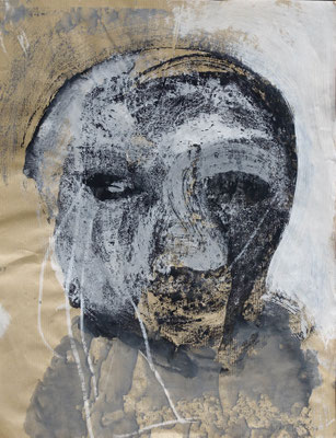 "17-144", 65x50 cm, acrylique sur papier, 2017