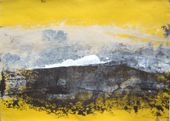 "16-178" - 29.7 x 42, acrylique/papier kraft, 2016
