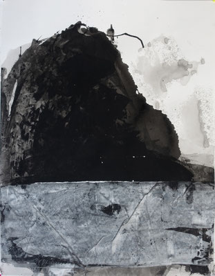 24-028, acrylique/papier aquarelle, 50x70 cm, 2024