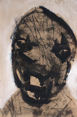 "18-200", 100x65 cm, acrylique sur papier, 2018