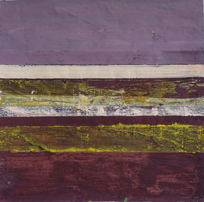 25-109 - 150 x 150 cm, acrylique/papiers krafts encollés, 2025