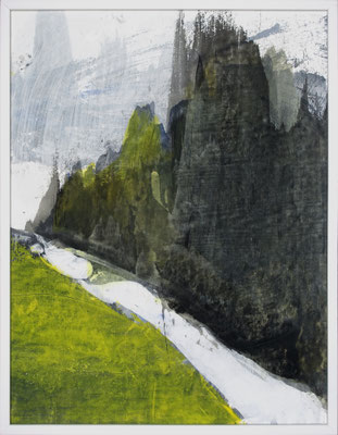 25-040 - 65 x 50 cm, acrylique/papier aquarelle, 2025
