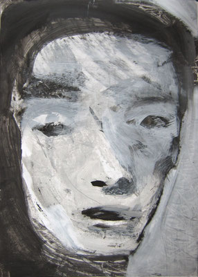 "12-128", 100x71 cm, acrylique sur papier, 2012