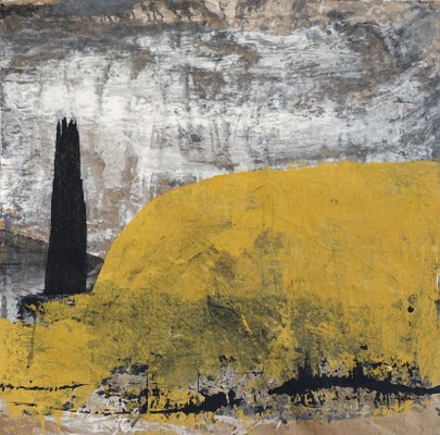 "26-049" - Acrylique sur papiers krafts encollés, 2026