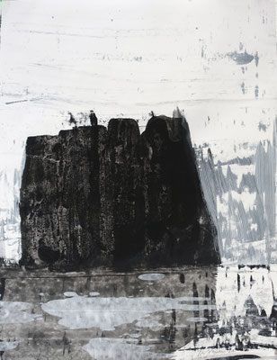 24-019, acrylique/papier aquarelle, 50x70 cm, 2024