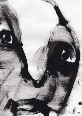 "20-044", 29,7x21 cm, acrylique sur papier, 2020