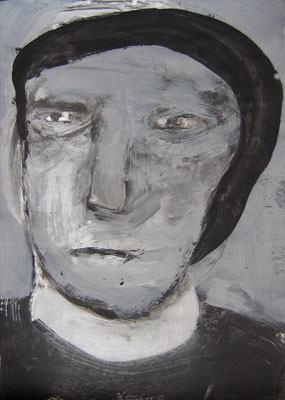 "12-113", 100x71 cm, acrylique sur papier, 2012