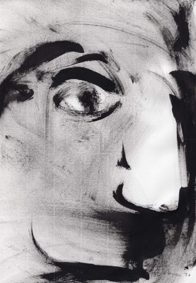 "20-045", 29,7x21 cm, acrylique sur papier, 2020