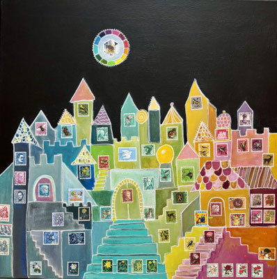 Bild 305, 2025, 60x60 cm, Fr. 220.-