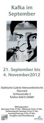 21.09. bis 04.11.2012 - Kafka im September