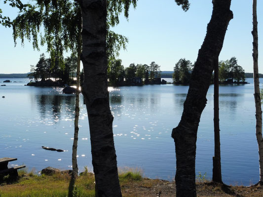  Un lac de Suède - je ne me suis pas lassé... Je reviendrai !
