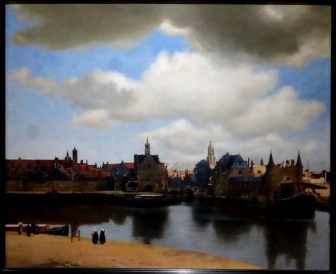 Vermeer - La vue de Delft -  une splendeur !
