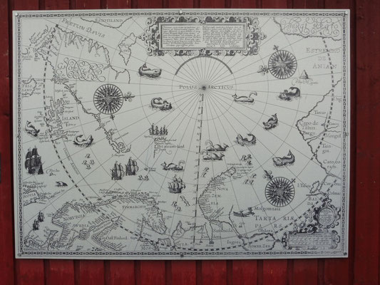  la carte de Barentz, celui qui a donné son nom à la mer de Barentz.