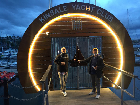 l'entrée de la marina de Kinsale, très select !