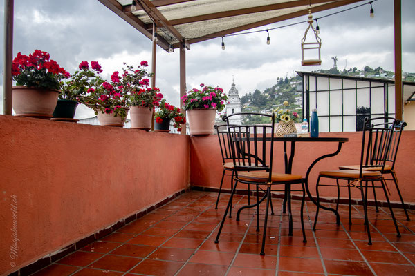 Unser Hotel Balkon / Our hotel balcony