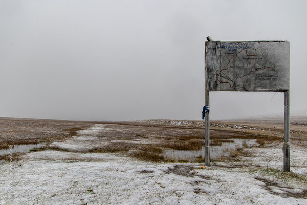 Passüberquerung mit dem ersten Schnee!