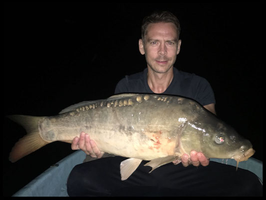 Spiegelkarpfen, 75 cm, 9 kg, Köder: Boilie, 2018