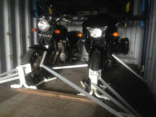 système de rack spécial moto