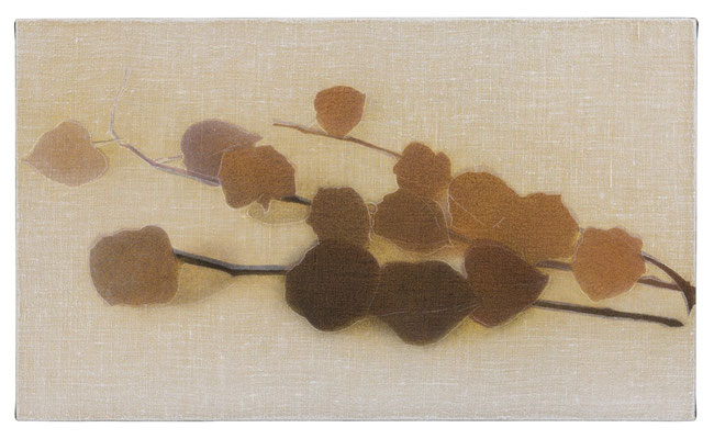 灯　24.2×41.0㎝(2024)　oil on canvas