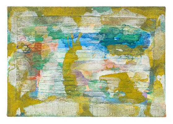 AC180720　16.0×22.5㎝(2018)　acrylic on canvas