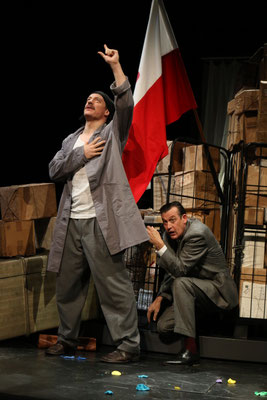 aus: "Die Blechtrommel" 2015 (mit Ralf Grobel) - Foto (c) Schauspielbühnen Stuttgart