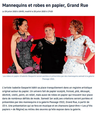 Le Télégramme 29 juillet 2020