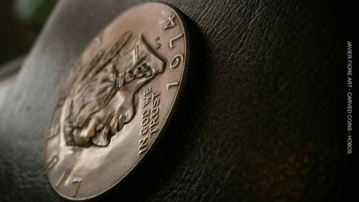 Hobo Nickel hand carved coin Numismatic