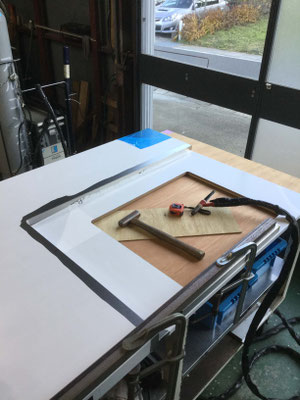 ワークトップ溶接作業