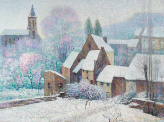 toile d'un peintre auvergnat